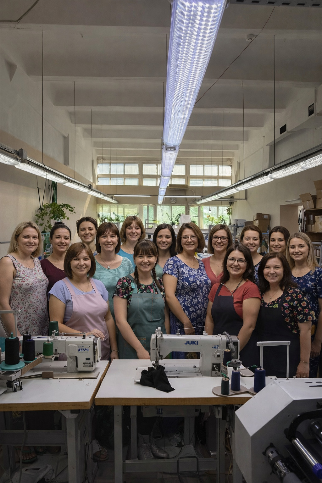 команда производства нижнего белья Lingerie Factory